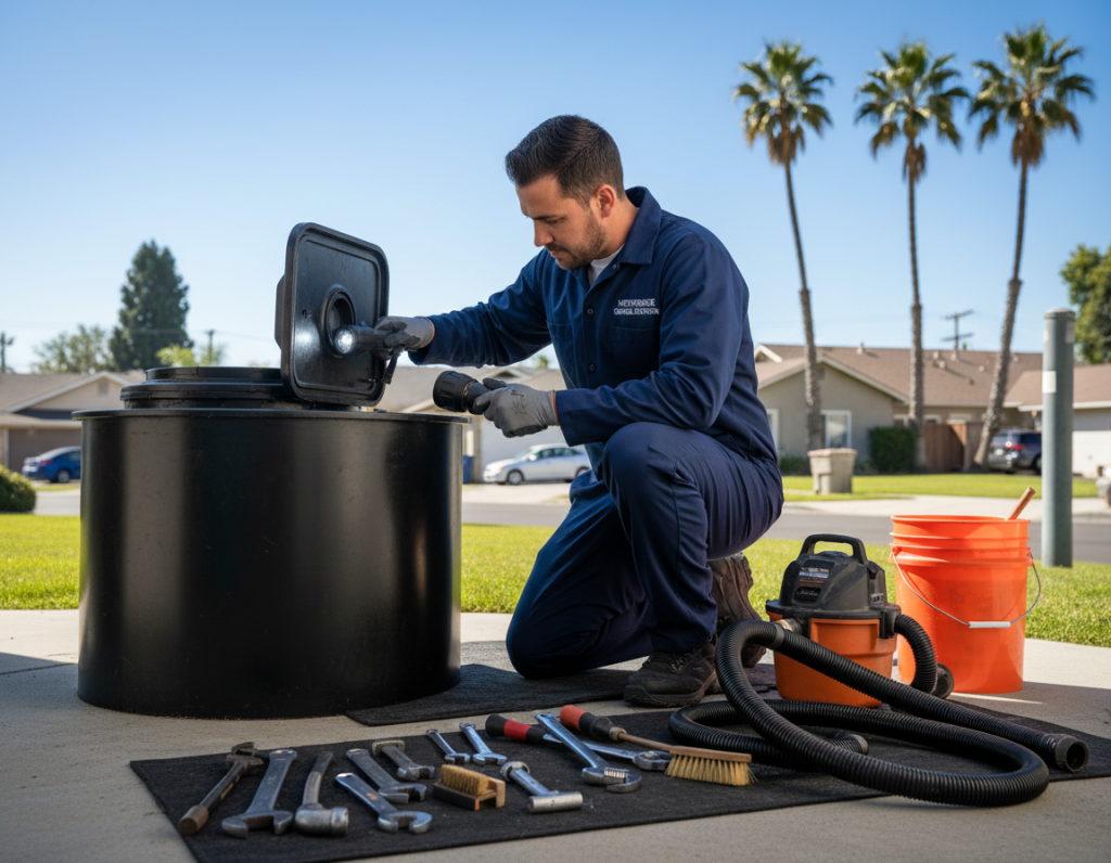 Grease Trap Pumping in Bellflower Drain Field Protection Preventing Contamination Events