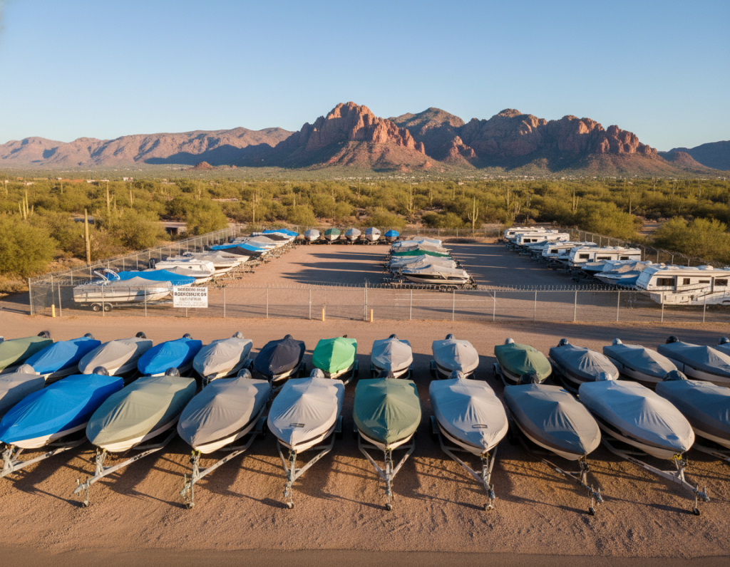 Oversized RV Storage Sun City AZ for Class A Motorhomes