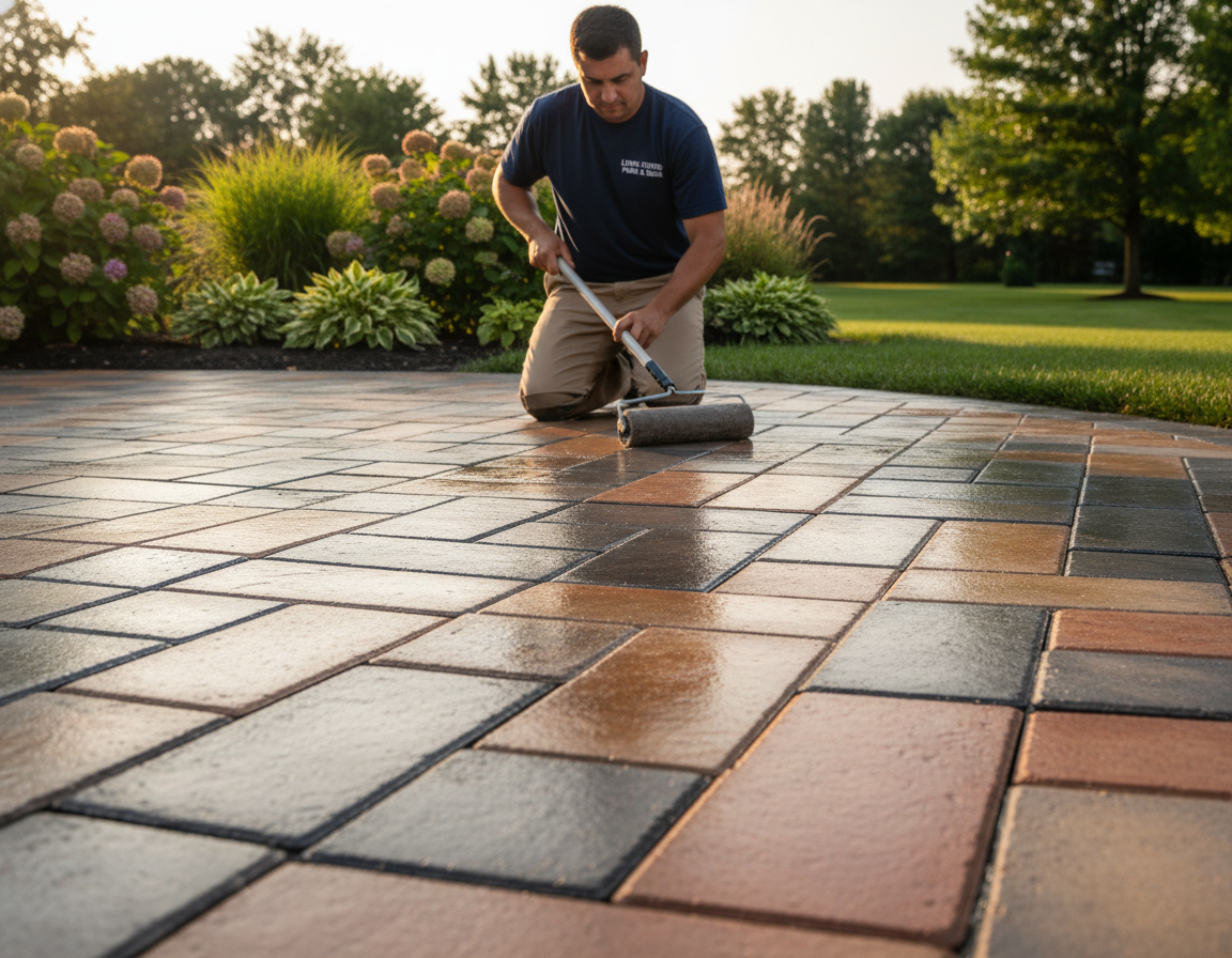 Concrete Paver Sealing In Lewis Center