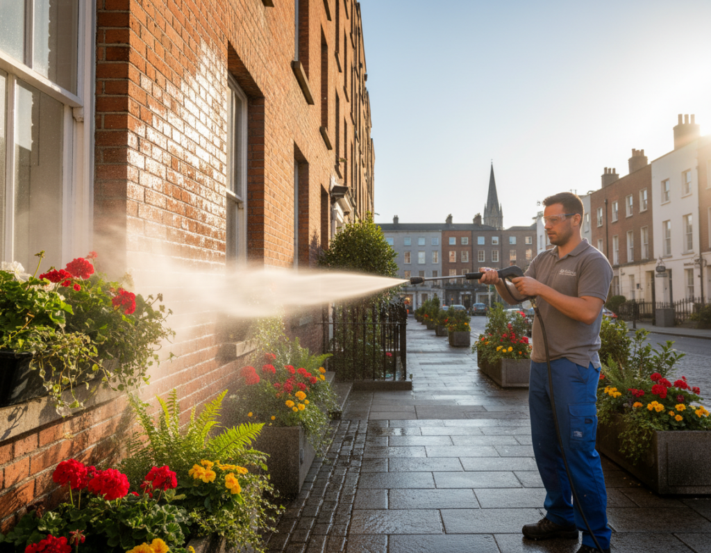 Pressure Washing Dublin for Storefronts